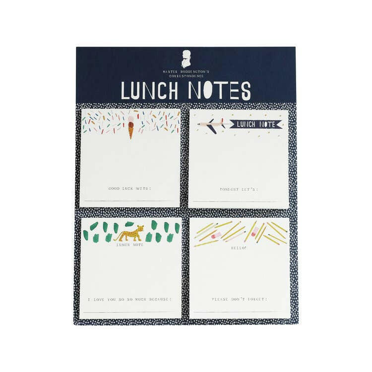 Lunch Notes - Set of 4 Notepads.