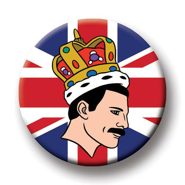 Freddie Mercury Round Magnet.