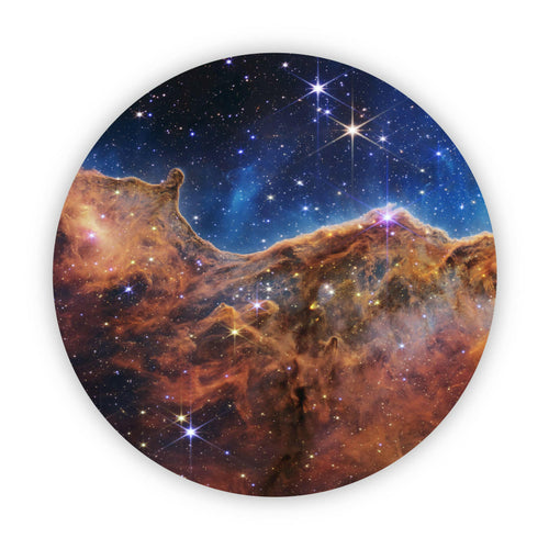 Carina Nebule Circle Space Sticker.