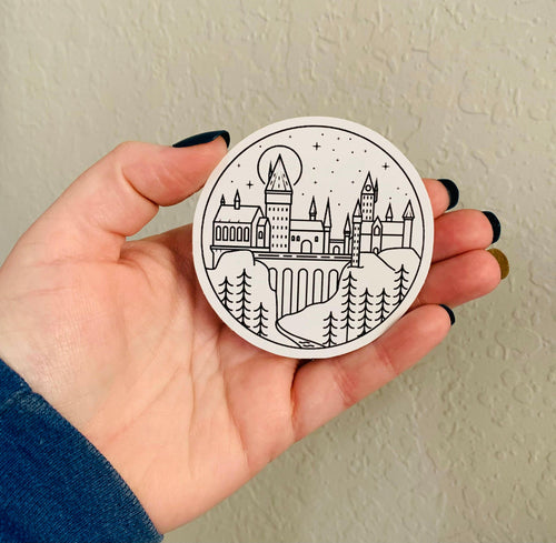 Hogwarts- Harry Potter Sticker.