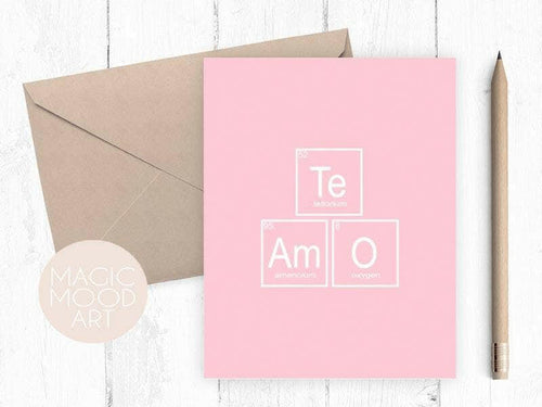 Te Amo Card.