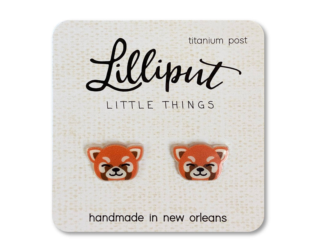 Red Panda / Firefox Earrings