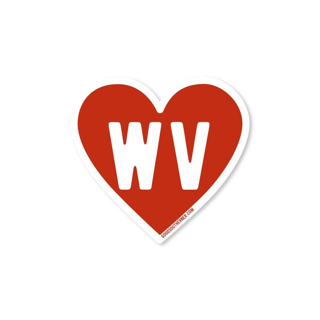 Love West Virginia Sticker