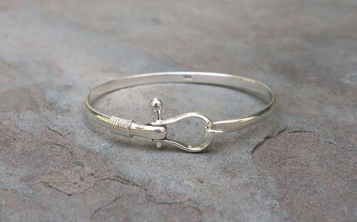 Sail Hook Sterling Silver Bracelet.