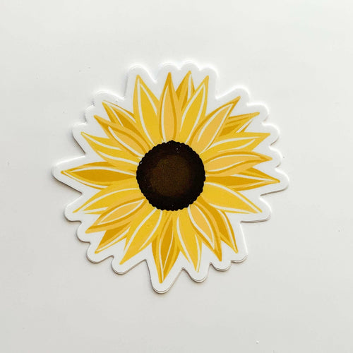 Sunflower Sticker 3x3in..