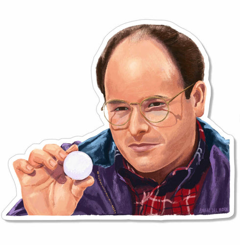 George Costanza Seinfeld Sticker.