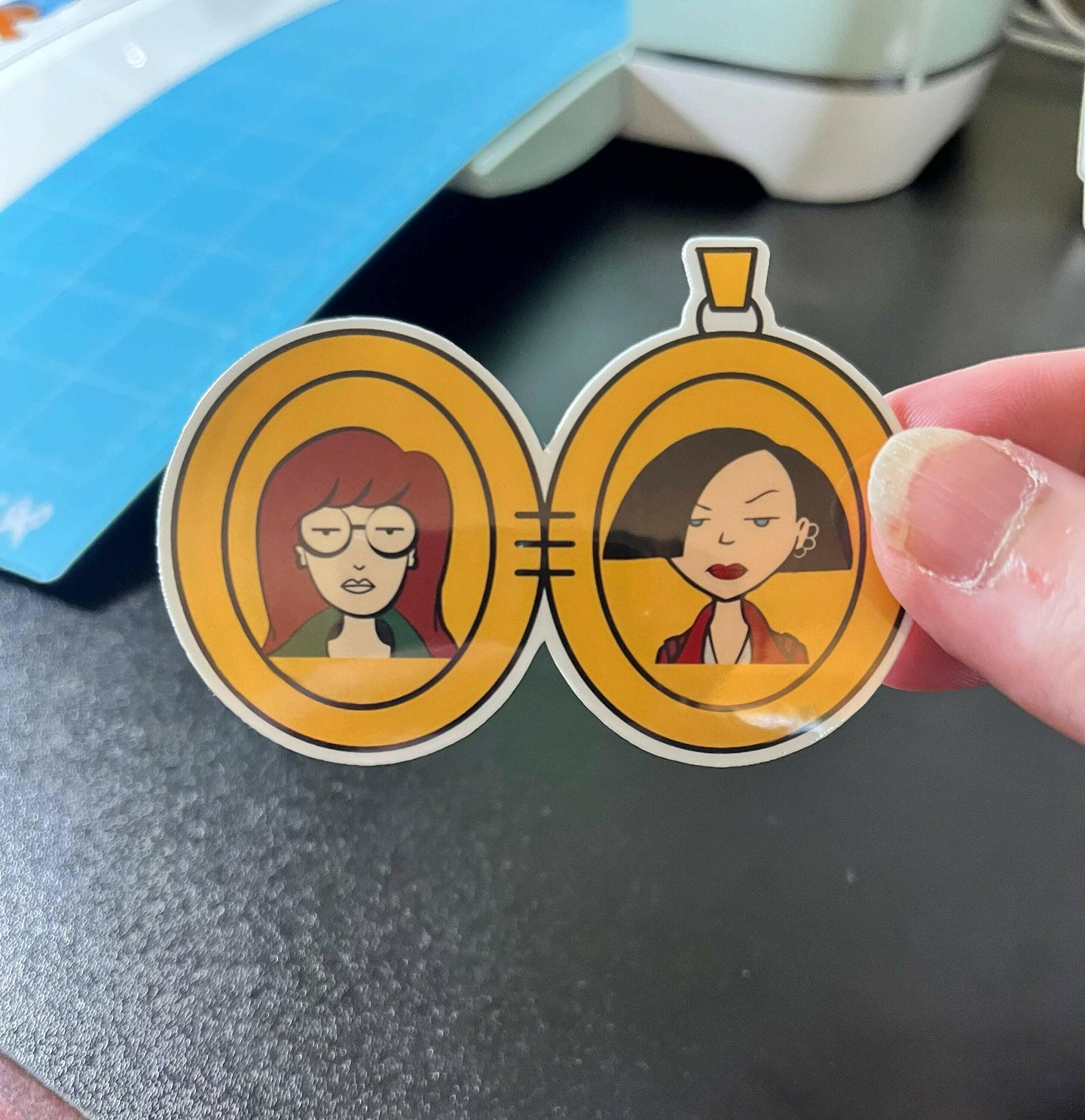 Daria Locket, Vinyl Sticker.