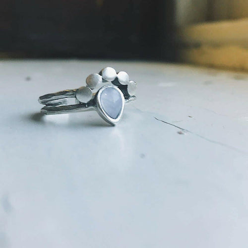 Moondrop Rainbow Moonstone Ring.