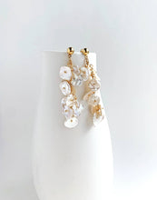 Load image into Gallery viewer, Keshi Pearl Wedding Earrings
