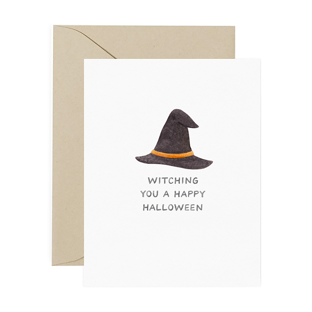 Witchy Halloween Card.