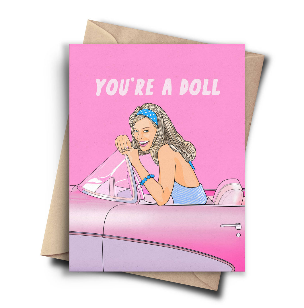 Barbie Funny Friendship Card Thinking of You Card