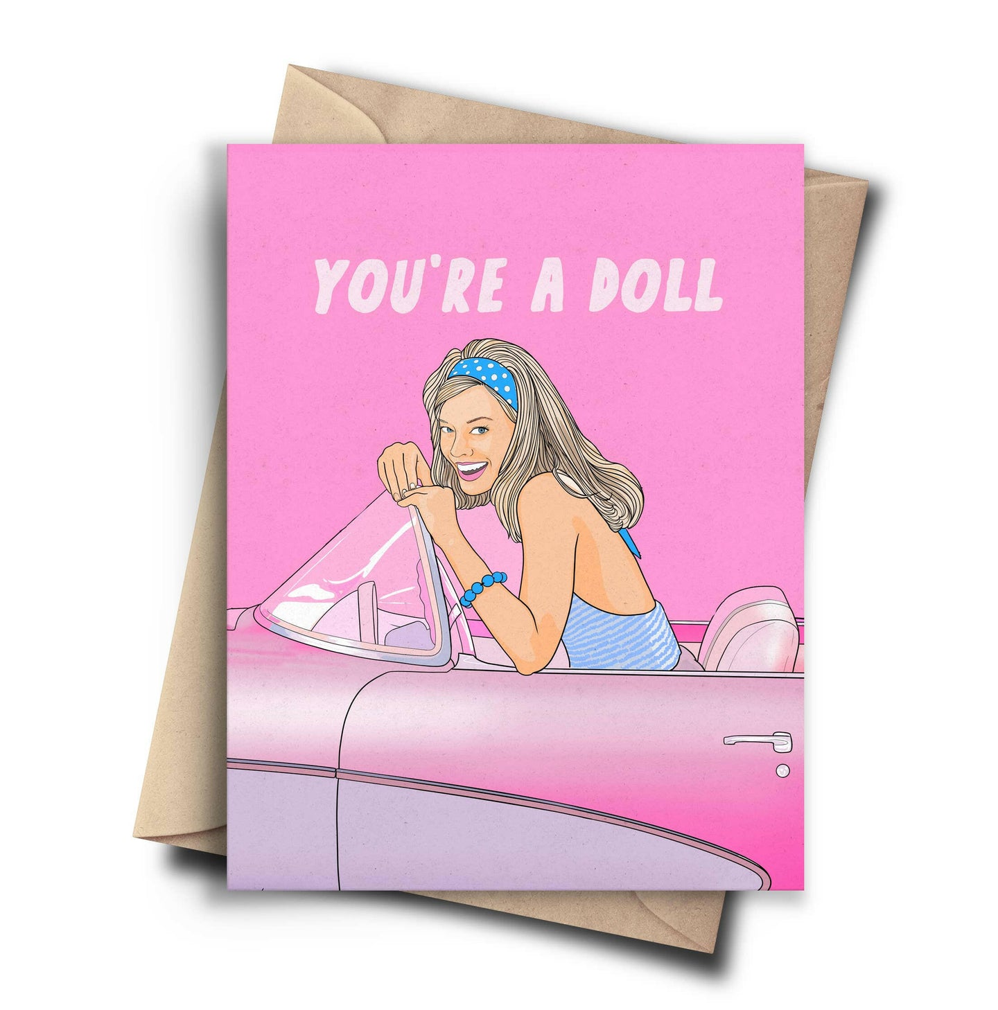 Barbie Funny Friendship Card Thinking of You Card.