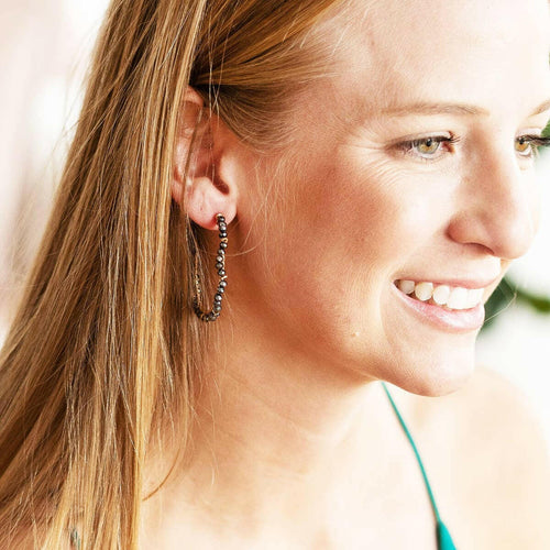 Black Wrenley Earrings.