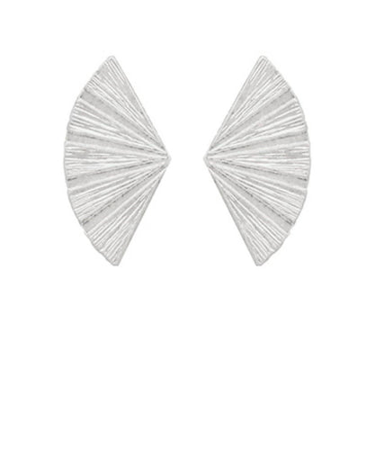 Silver Textured Fan.