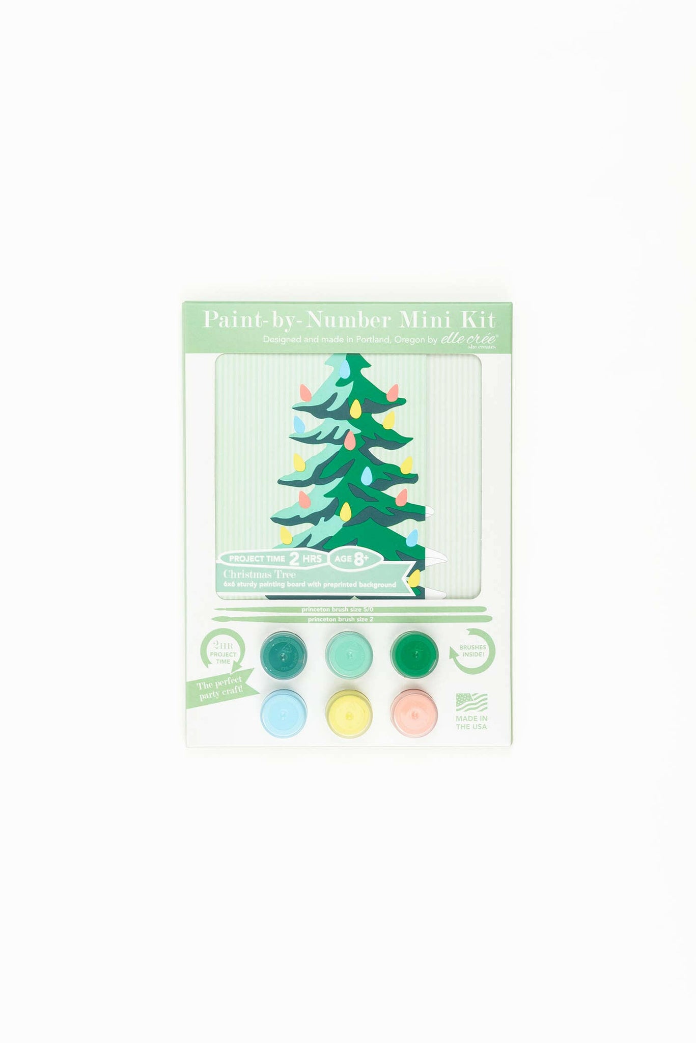 Dahlias  Paint-by-Number Kit for Adults — Elle Crée (she creates)