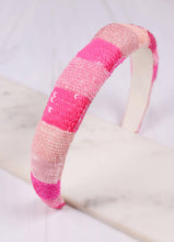 Load image into Gallery viewer, Lover Embellished Headband PINK MULTI.
