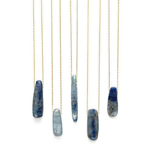 Kyanite Bar Necklace.