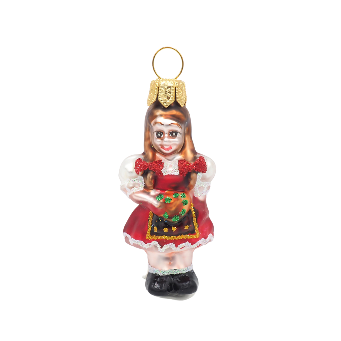 Bavarian Dirndl & Tracht - Small Christmas Ornament.