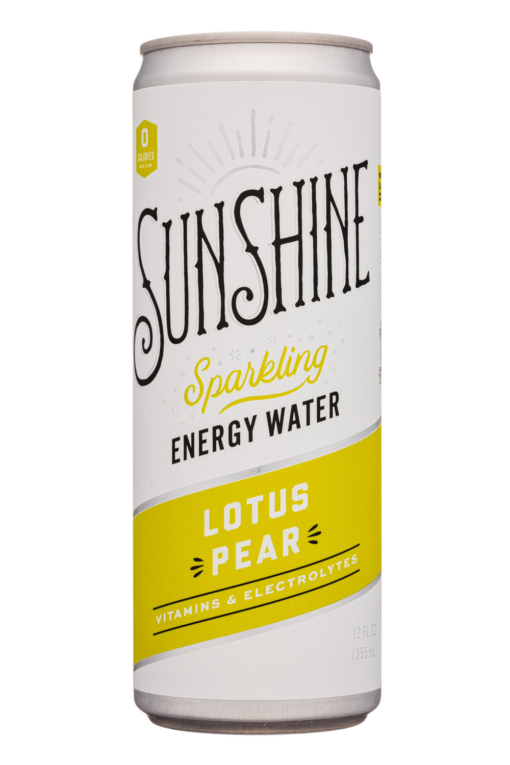 Sunshine Sparkling Energy Water - Lotus Pear