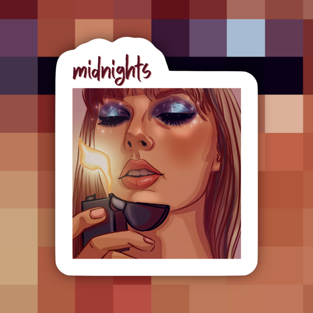 Taylor Swift Midnights Sticker.