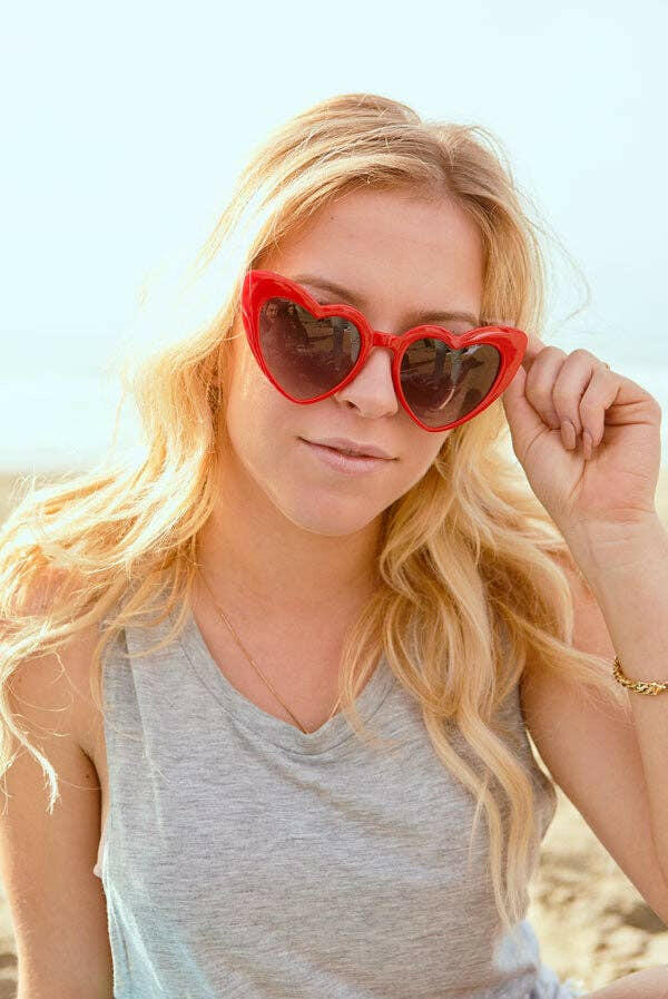 Heartbreaker Sunglasses in Red.