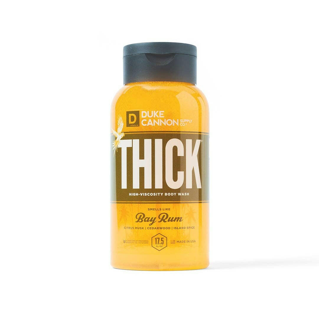 THICK High Viscosity Body Wash - Bay Rum.