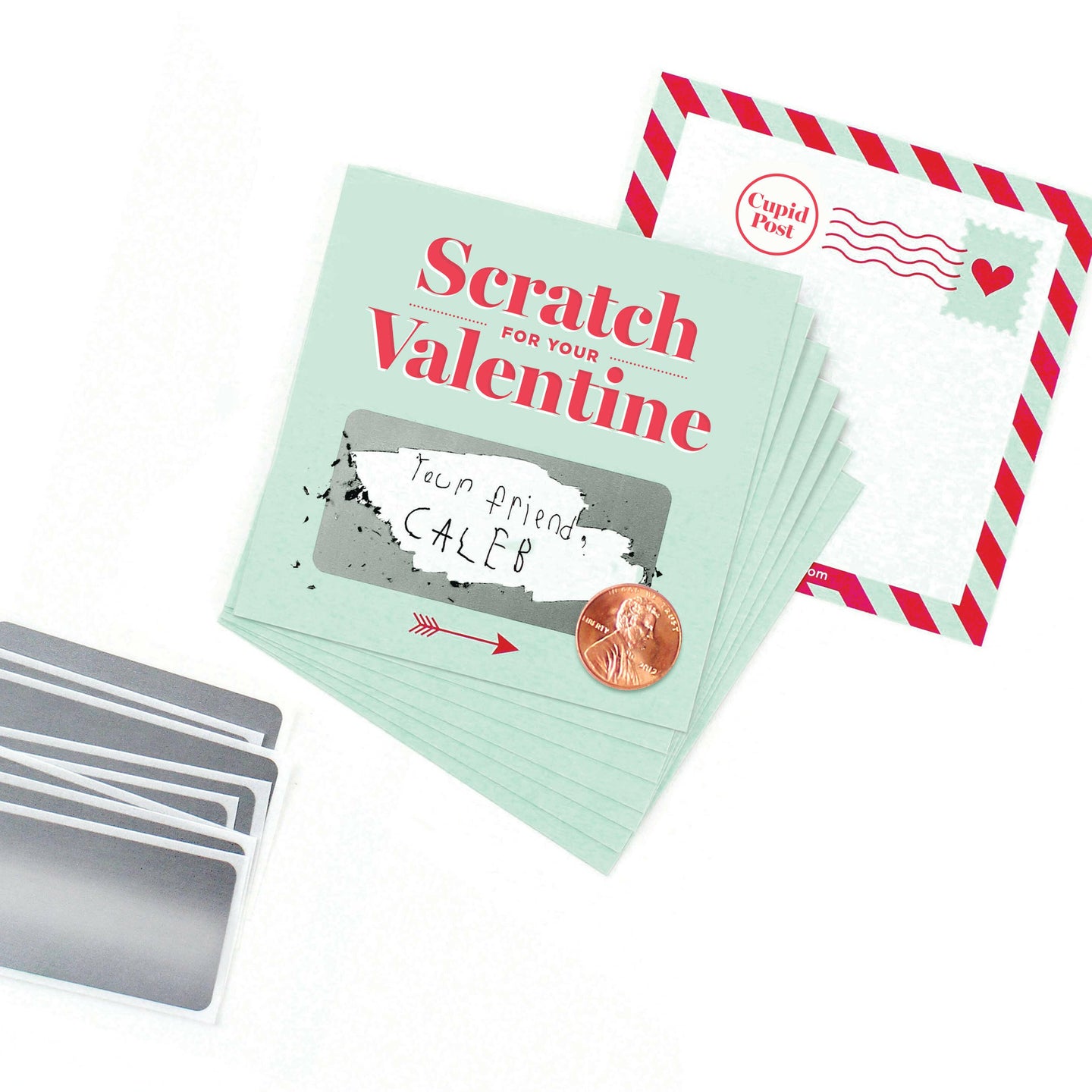 Scratch-off Valentines - Mint.