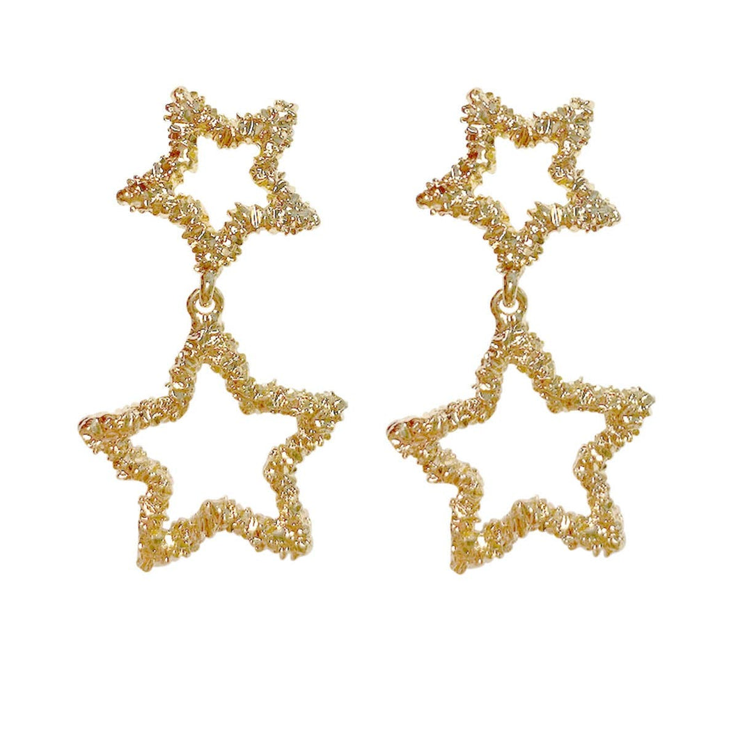 You are a Star Gold Earrings