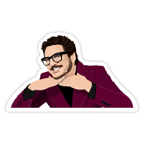 Pedro Pascal Sticker.