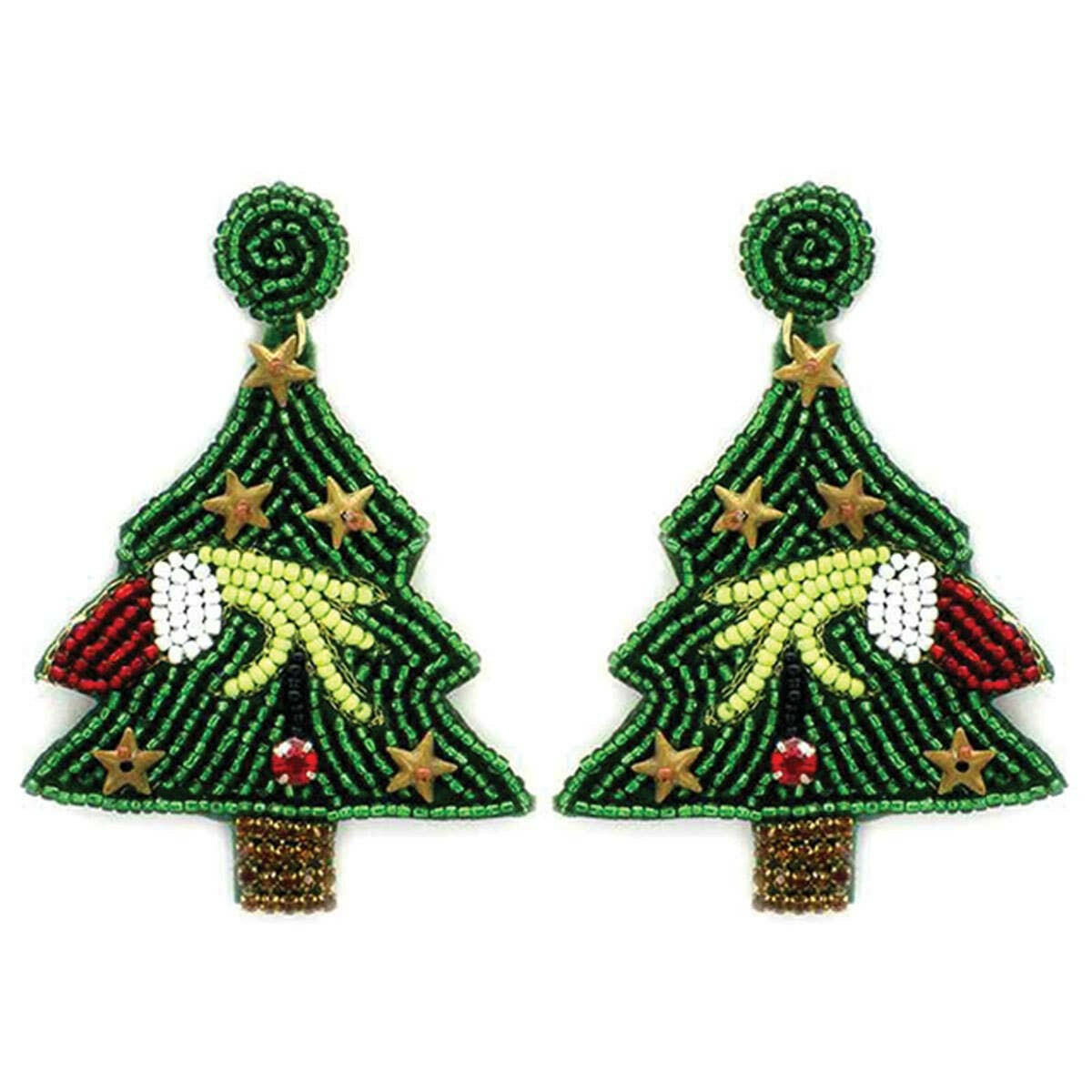 Feeling Grinchy Earrings.