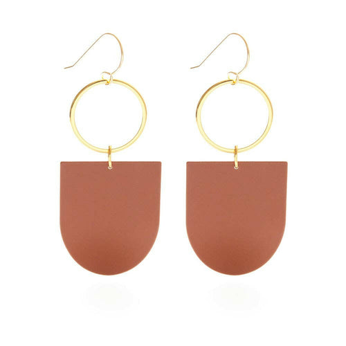 Mission Earrings - Adobe.