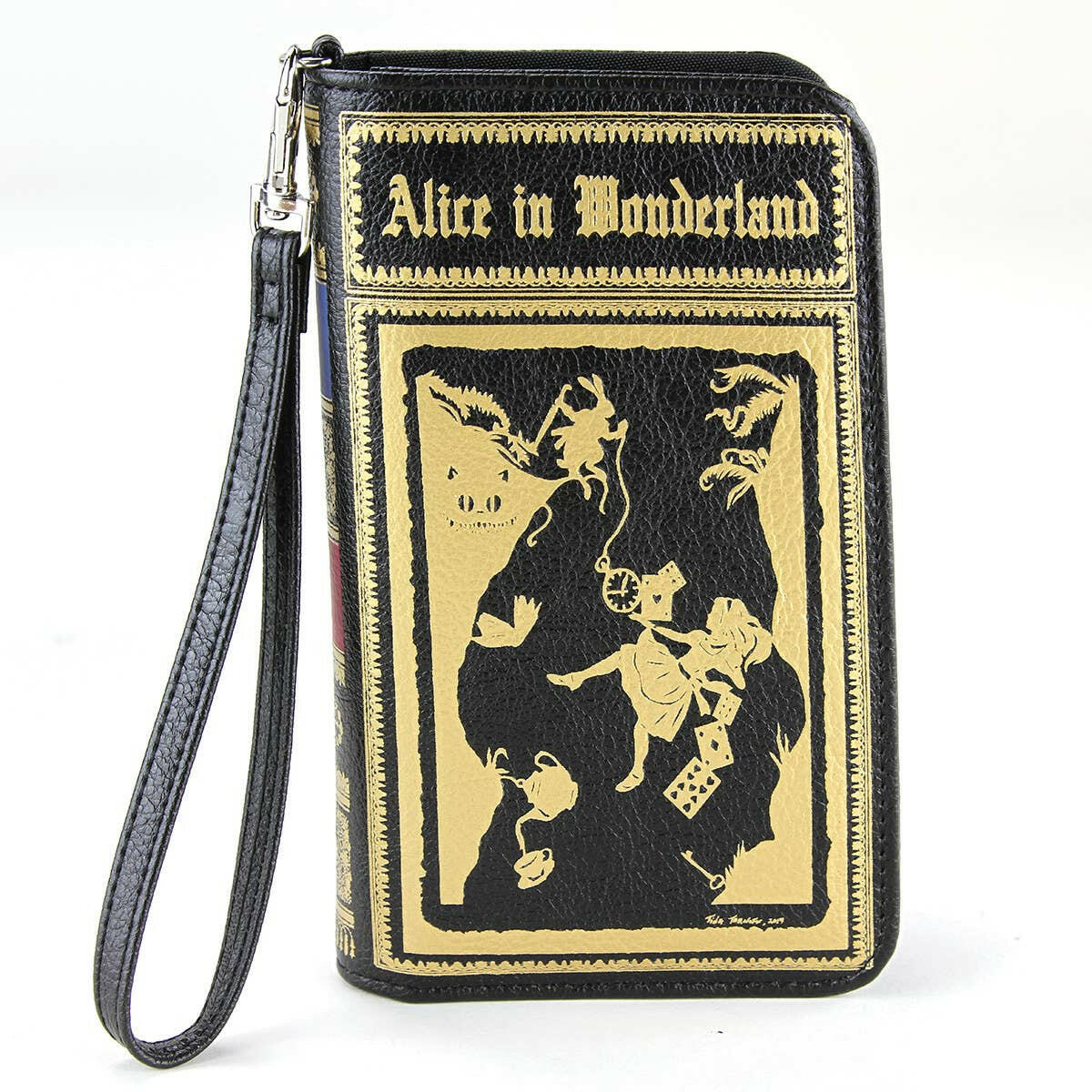 Alice In Wonderland Wallet In Vinyl.