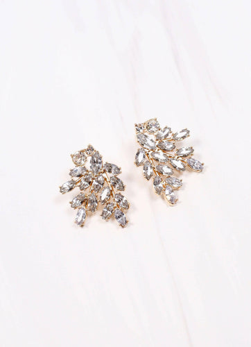 Thorsby Embellished Drop Earring CLEAR.