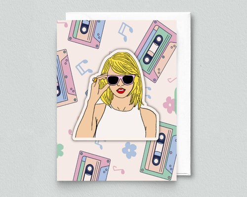 Taylor Sticker Card (Taylor Swift).