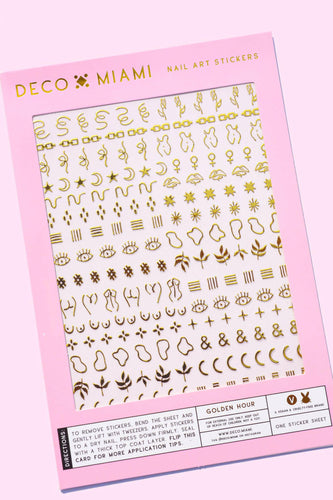 Nail Art Stickers - Golden Hour.