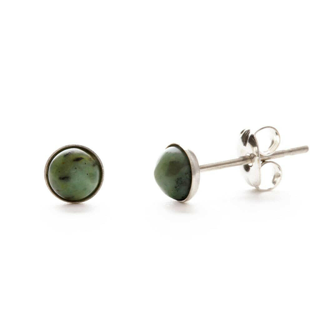 5mm African Turquoise Studs.