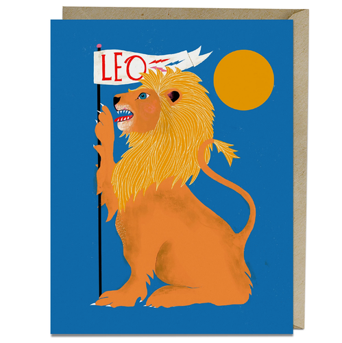 Lisa Congdon Leo Card.