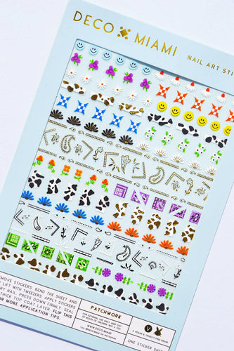 Nail Art Stickers - Patchwork.
