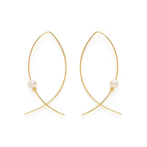 Fresh Water Pearl Marquis Threaders.