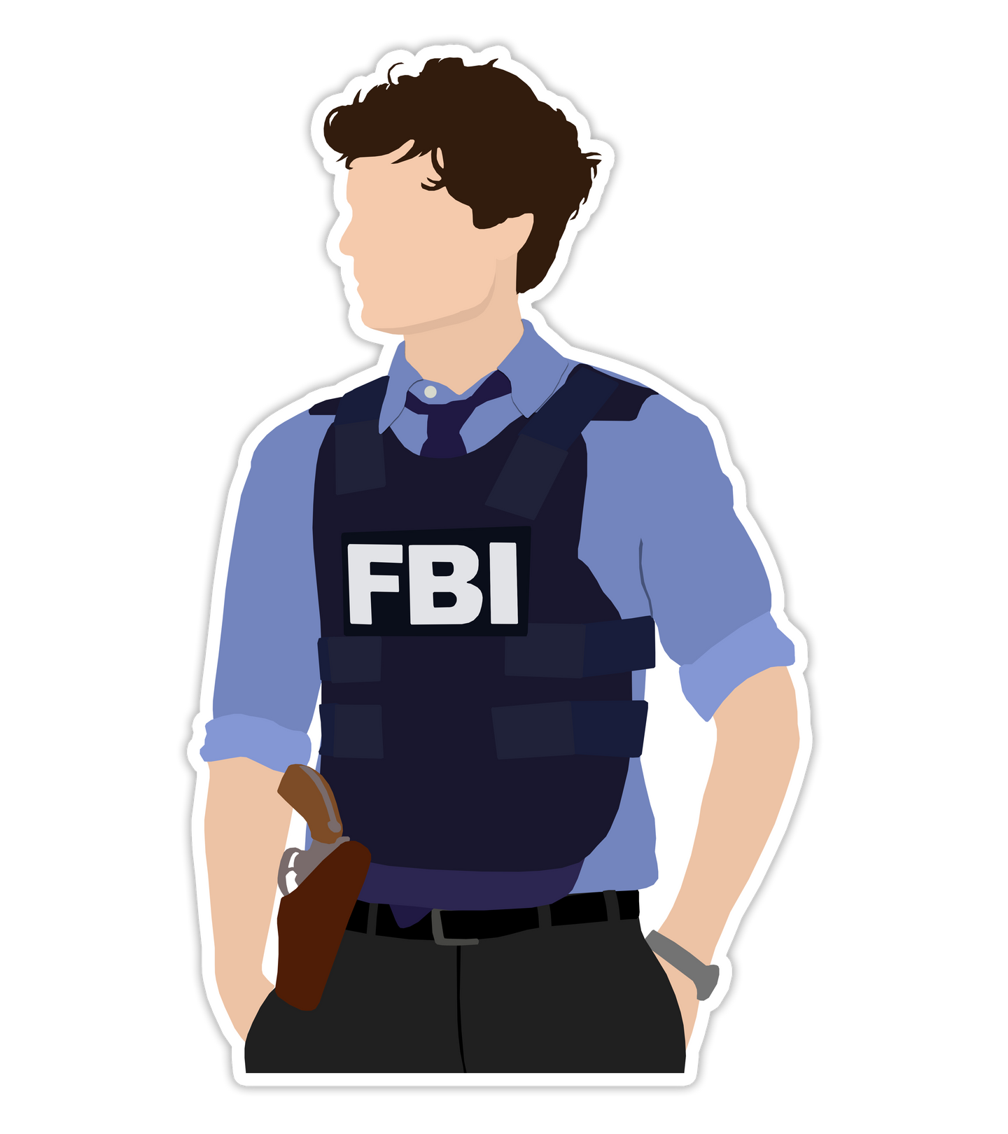 Criminal Minds Spencer Reid Sticker.