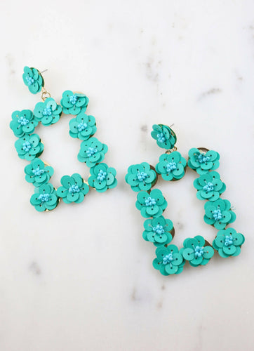 Joyner Embellished Rectangle Earrings.