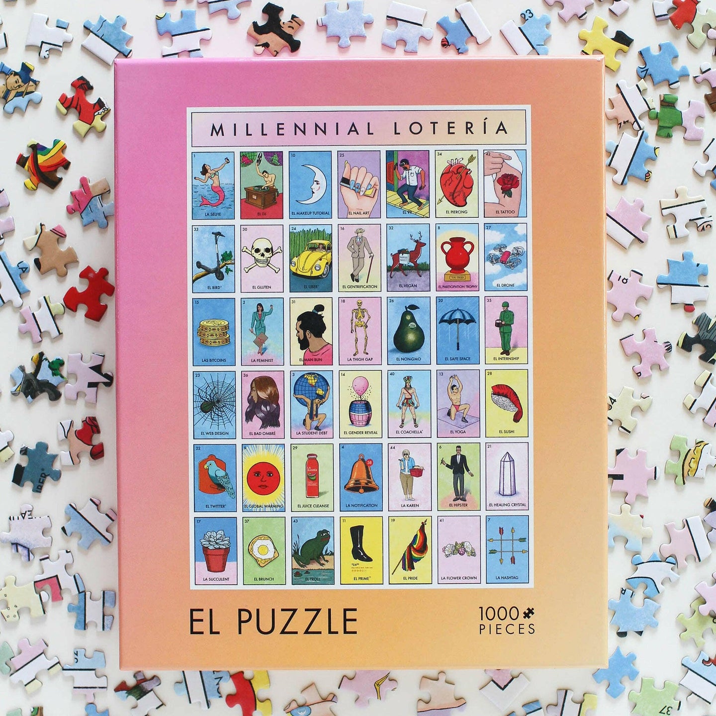 Millennial Loteria: El Puzzle.