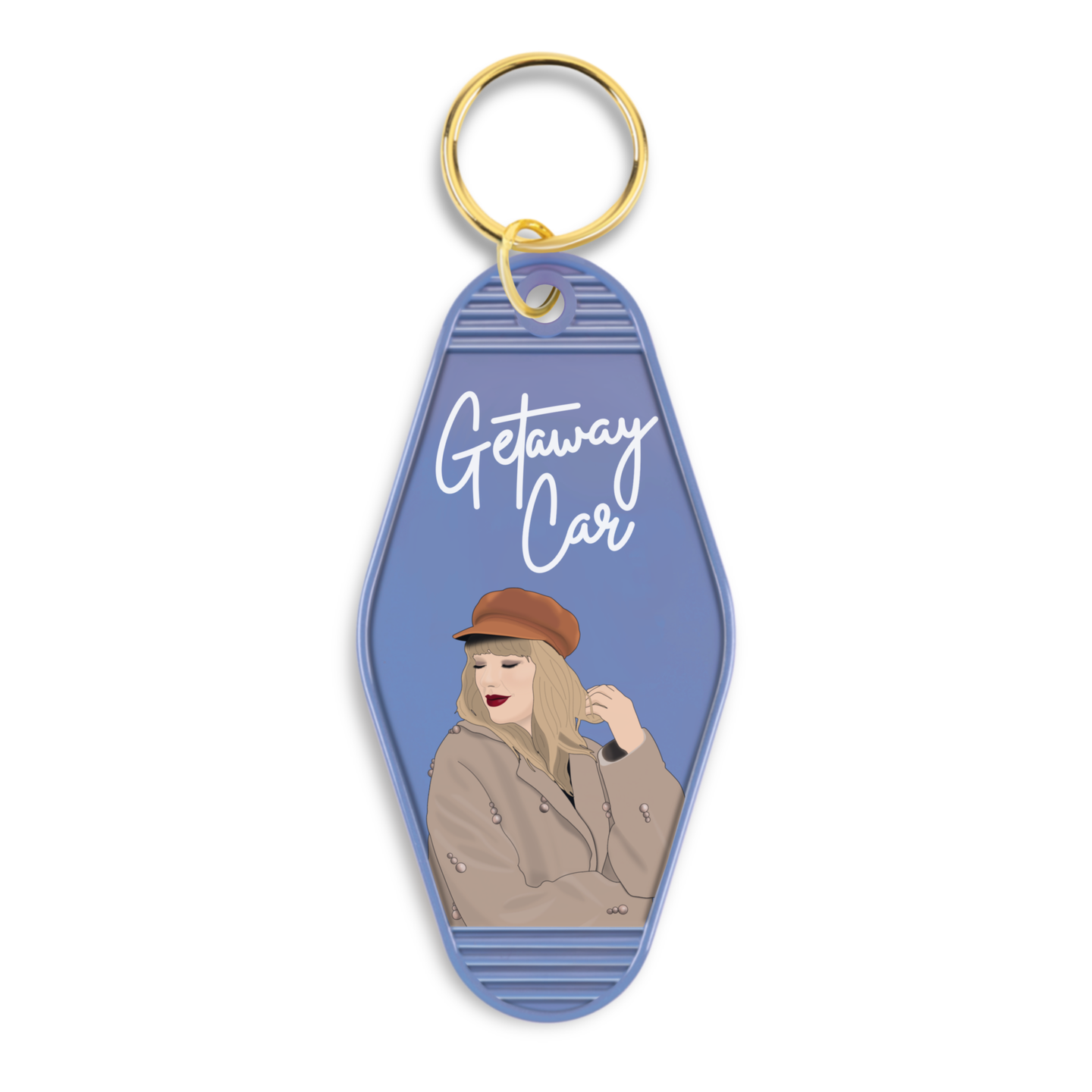 Taylor Swift Getaway Car Motel Keychain.