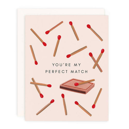 Perfect Match Greeting Card.