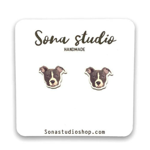 Pit Bull Earrings.