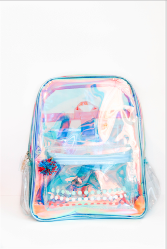 Backpack (Ice Blue Clear Iridescent).