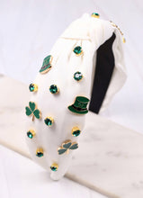 Load image into Gallery viewer, O&#39;Brien Embellished Headband WHITE.
