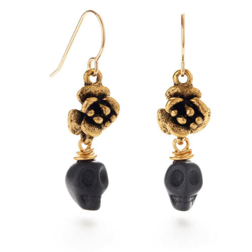Muertos con Flores - Day of the Dead Earrings.