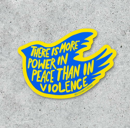 Power In Peace Sticker.