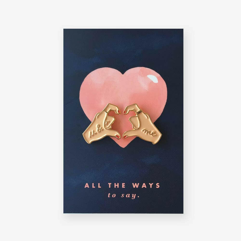 Hands of Love Pins.